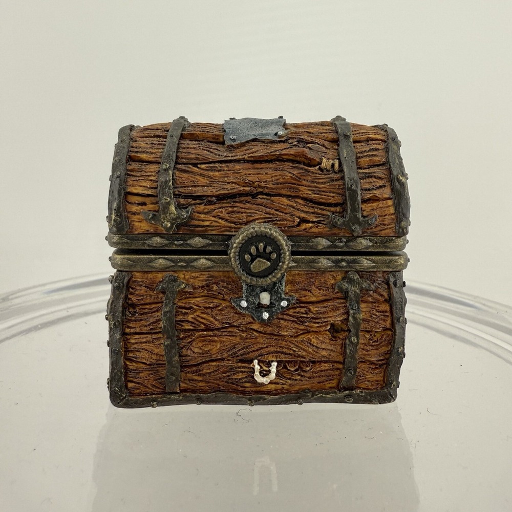 Boyds Bears Uncle Bean Treasure Box Indys Treasure Chest Pirate McNibble Trinket